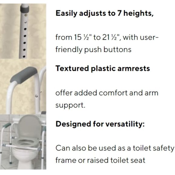 New in Box MedPro AMC Professional Quality Homecare Commode - Picture 3 of 4